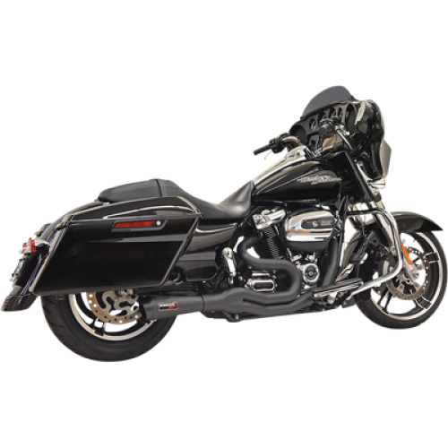 PartzBiz HD: 3488239-Bassani Road Rage II 2-into-1 Mid Exhaust System Pipe Black Harley Touring 2017+ PartzBiz HD: 3488239-Bassani Road Rage II 2-into-1 Mid Exhaust System Pipe Black Harley Touring 2017+