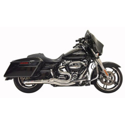 PartzBiz HD 1F88C - Bassani 2 into 1 Chrome Road Rage II Hot Rod Turnout Exhaust System 17+ Touring PartzBiz HD 1F88C - Bassani 2 into 1 Chrome Road Rage II Hot Rod Turnout Exhaust System 17+ Touring