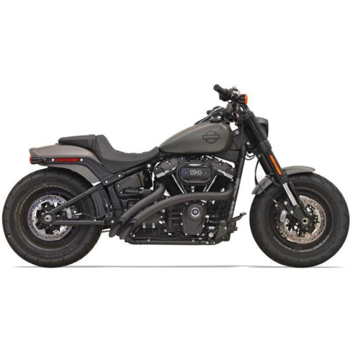 PartzBiz HD: 3443844-Bassani Black Radius Street Sweeper Exhaust Headers Pipes 2018-21 Harley Softail PartzBiz HD: 3443844-Bassani Black Radius Street Sweeper Exhaust Headers Pipes 2018-21 Harley Softail
