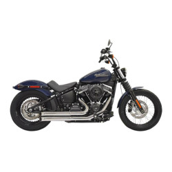 PartzBiz HD 1S35D - Bassani Chrome Pro Street Turnout ท่อไอเสียส่วนหัว Harley Softail M8