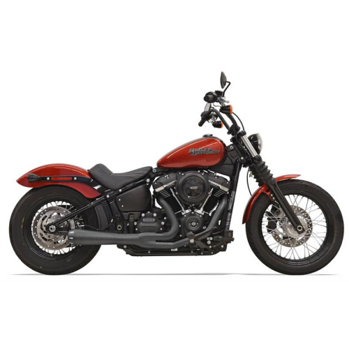 PartzBiz HD: 3443041-Bassani Road Rage 3 Megaphone 2 Into 1 Black Exhaust Pipe 18+ Harley Softail M8 PartzBiz HD: 3443041-Bassani Road Rage 3 Megaphone 2 Into 1 Black Exhaust Pipe 18+ Harley Softail M8