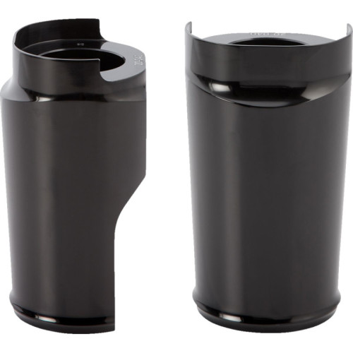 PartzBiz HD: 3484241-Arlen Ness Fat Tire Fork Sliders Boot Covers Black Pair Set Harley Touring 2014+