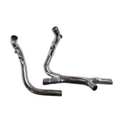 PartzBiz HD 200200 - Chrome Werks Hideaway Header Chrome Nickel O2 Port Indian Roadmaster 21-22
