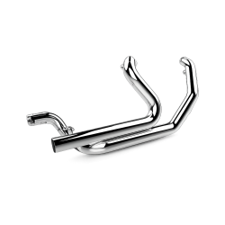 PartzBiz HD 200420 - Khrome Werks Chrome 2 เป็น 2 ส่วนหัวของระบบท่อไอเสีย Harley Touring 17+ M8