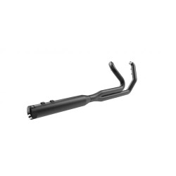 PartzBiz HD 200775 - Chrome Werks Black 2 ใน 1 ระบบท่อไอเสีย 2017+ Harley Touring