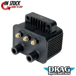 PartzBiz HD 2102-0226 - Drag Specialties Single-Fire Ignition Coil 2.4Ohm 12V Electronic Harley