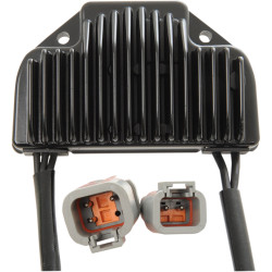 PartzBiz HD 2112-1042 - Drag Black Premium Voltage Regulator 40 แอมป์ Harley 2006-2007 Dyna OEM 74531-06