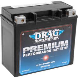 PartzBiz HD 2113-0324 - Drag Premium Performance AGM 20HL Battery Harley Softail Dyna Sportster 94-2021