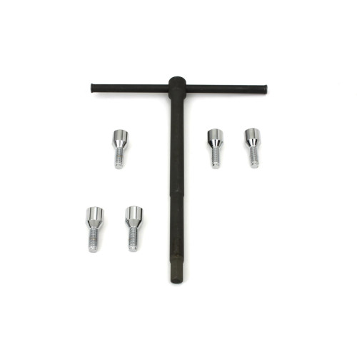PartzBiz HD: 3446347-Chrome Wheel Hub Lug Bolt ชุดเครื่องมือประแจ Harley 36-76 Star Hub Panhead Servi ชั้น