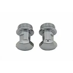 PartzBiz HD 24-0140 - V-Twin Upper Lower 41 มม.หลอดส้อมปลั๊กคู่ชุดขัดเงา Harley Touring 49-79