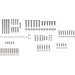 PartzBiz HD 2401-0562 - Drag เครื่องยนต์ เคส ชุดสลักเกลียว Black Knurled Harley Softail Dyna 07-17 PartzBiz HD 2401-0562 - Drag เครื่องยนต์ เคส ชุดสลักเกลียว Black Knurled Harley Softail Dyna 07-17
