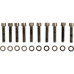 PartzBiz HD 2401-0573 - Drag Camshaft Cover Socket Bolt Kit Black Smooth Harley Big Twin Cam 99-17 PartzBiz HD 2401-0573 - Drag Camshaft Cover Socket Bolt Kit Black Smooth Harley Big Twin Cam 99-17