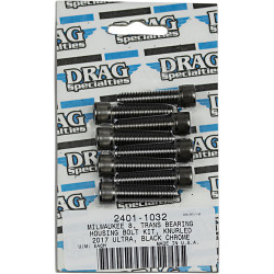 PartzBiz HD 2401-1033 - Drag M8 เกียร์แบริ่งซ็อกเก็ต Bolt Kit Black Smooth Harley 17+ FL FX FS PartzBiz HD 2401-1033 - Drag M8 เกียร์แบริ่งซ็อกเก็ต Bolt Kit Black Smooth Harley 17+ FL FX FS