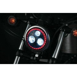 PartzBiz HD 2463 - Kuryakyn Orbit Prism 5.75” 5-3/4” LED Multi-Color Bluetooth Headlight Universal PartzBiz HD 2463 - Kuryakyn Orbit Prism 5.75” 5-3/4” LED Multi-Color Bluetooth Headlight Universal