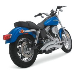 PartzBiz HD 26007 - Vance & Hines Chrome Big Radius Exhaust Drag Header Pipes Harley Dyna 1991-2005 PartzBiz HD 26007 - Vance & Hines Chrome Big Radius Exhaust Drag Header Pipes Harley Dyna 1991-2005