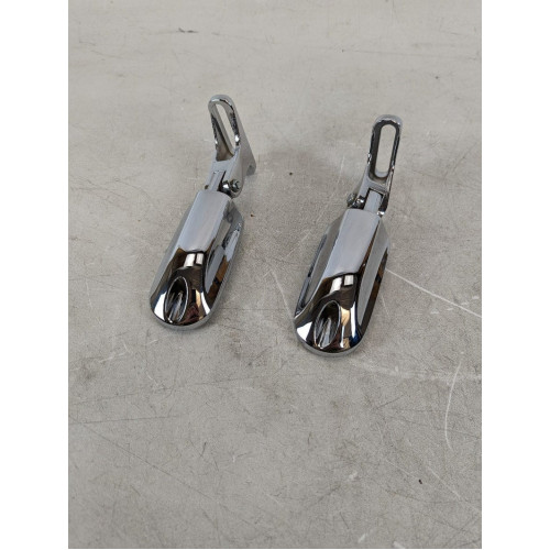 PartzBiz HD: 3479207-V-Twin Chrome Foot Pegs Pair Set Rubber Inlay Harley Big Twin XL Evo Twin Cam PartzBiz HD: 3479207-V-Twin Chrome Foot Pegs Pair Set Rubber Inlay Harley Big Twin XL Evo Twin Cam