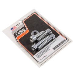 PartzBiz HD 2755-4 - Chrome Allen Head Mounting Kit Rear Brake Caliper 2008+ Harley Softail Dyna PartzBiz HD 2755-4 - Chrome Allen Head Mounting Kit Rear Brake Caliper 2008+ Harley Softail Dyna
