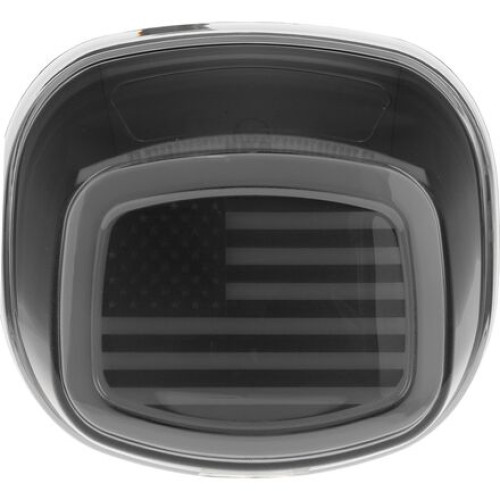 PartzBiz HD: 3483467-Kuryakyn Tracer US Flag LED Taillight Smoke Lens License Light Harley Touring PartzBiz HD: 3483467-Kuryakyn Tracer US Flag LED Taillight Smoke Lens License Light Harley Touring