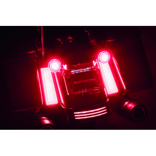 PartzBiz HD: 3483328-Kuryakyn Tracer Filler Panel Taillights Signals Red Lens Pair Set Harley Touring PartzBiz HD: 3483328-Kuryakyn Tracer Filler Panel Taillights Signals Red Lens Pair Set Harley Touring