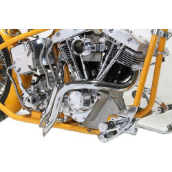 PartzBiz HD 30-0721 - 1 3/4‚” LAF LAF Chrome Y ท่อลากร่างลงท่อไอเสีย 71-84 Harley Shovelhead