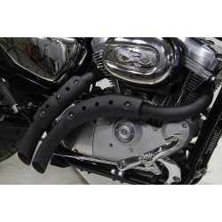 PartzBiz HD 30-1286 - Black 2” Magnum Drag Exhaust Pipe Set w/ Heatshields 2004-2013 Harley Sportster PartzBiz HD 30-1286 - Black 2” Magnum Drag Exhaust Pipe Set w/ Heatshields 2004-2013 Harley Sportster