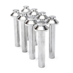 PartzBiz HD 3007 - Feuling Head Bolt Kit สแตนเลสสตีล Hex Head Harley 17-21 M-Eight M8