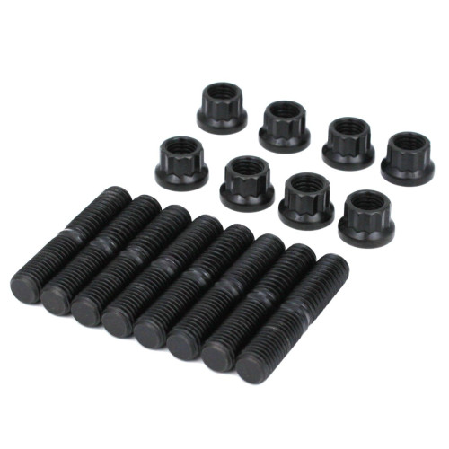 PartzBiz HD: 3487129-Feuling Rocker Arm Shaft Stud Nut Kit สีดำ SAE Steel Harley M-Eight 17-21 M8
