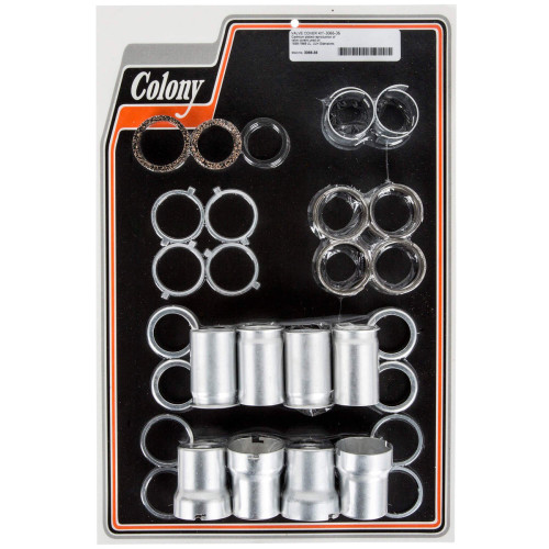 PartzBiz HD: 3447010-Colony USA Valve Cover Set Kit Cadmium 1939-1948 Harley U UL ULH Knucklehead