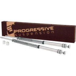 PartzBiz HD 31-2500 - Progressive Mono Tube Monotube Fork Cartridge Kit Spring Harley Touring Dresser