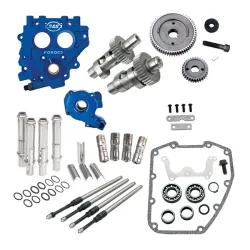 PartzBiz HD 310-0813 - S&S 558GE Easy Gear Drive เพลาลูกเบี้ยว Cam Chest Plate Pushrod Kit Harley 99-06 .585 PartzBiz HD 310-0813 - S&S 558GE Easy Gear Drive เพลาลูกเบี้ยว Cam Chest Plate Pushrod Kit Harley 99-06 .585