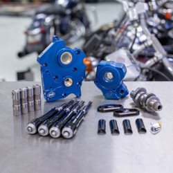 PartzBiz HD 310-1008B - S&S Cycle M8 Cam Plate ชุดปั้มน้ำมันสีดำ 475C Chain 17+ Harley Touring Softail PartzBiz HD 310-1008B - S&S Cycle M8 Cam Plate ชุดปั้มน้ำมันสีดำ 475C Chain 17+ Harley Touring Softail