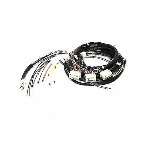 PartzBiz HD: 3459339-Stock Softail Builders Wiring Harness Color Code Harley FLST FXST 1989 1990