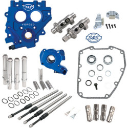 PartzBiz HD 330-0543 - S&S 585CE Easy Chain ไดรฟ์เพลาลูกเบี้ยว Cam Chest Plate Pushrod Kit Harley 99-06 585 PartzBiz HD 330-0543 - S&S 585CE Easy Chain ไดรฟ์เพลาลูกเบี้ยว Cam Chest Plate Pushrod Kit Harley 99-06 585