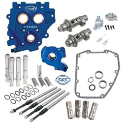 PartzBiz HD 330-0546 - S&S 585CE Easy Chain ไดรฟ์เพลาลูกเบี้ยว Cam Chest Plate Pushrod Kit Harley 06-17 585 PartzBiz HD 330-0546 - S&S 585CE Easy Chain ไดรฟ์เพลาลูกเบี้ยว Cam Chest Plate Pushrod Kit Harley 06-17 585