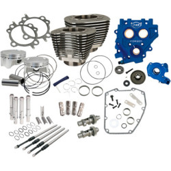 PartzBiz HD 330-0669 - S&S 110‚” แพ็คเกจขุมพลัง Black Gear Drive 585GE เครื่องยนต์ Cam Harley Twin Cam 07-17 PartzBiz HD 330-0669 - S&S 110‚” แพ็คเกจขุมพลัง Black Gear Drive 585GE เครื่องยนต์ Cam Harley Twin Cam 07-17