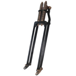 PartzBiz HD 35236 - 2‚ ต่ำกว่า 20‚” ส่วนหน้าสปริงเกอร์ทองแดงทองเหลืองสีดำ Harley Bobber Chopper Softail