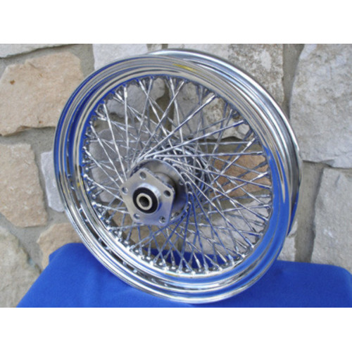 PartzBiz HD: 3444723-Chrome 16 X 3” 80 Twisted Spoke Rear Wheel Rim Harley Softail Dyna Sportster FXR PartzBiz HD: 3444723-Chrome 16 X 3” 80 Twisted Spoke Rear Wheel Rim Harley Softail Dyna Sportster FXR
