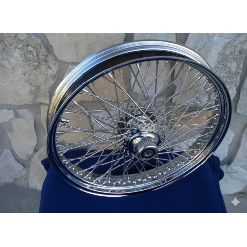 PartzBiz HD: 3447347-Chrome 21X3.5 80 Spoke ล้อหน้า Harley Touring Softail Custom 84-07 SD PartzBiz HD: 3447347-Chrome 21X3.5 80 Spoke ล้อหน้า Harley Touring Softail Custom 84-07 SD