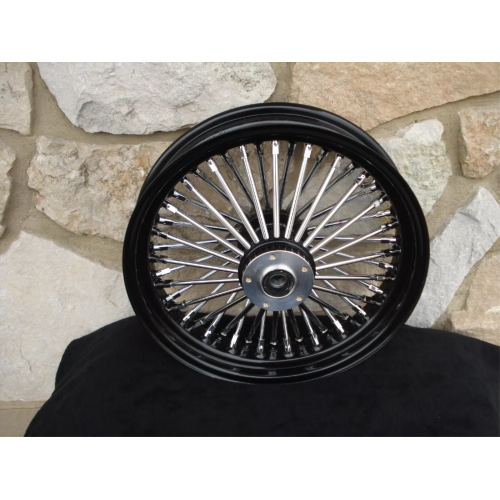 PartzBiz HD: 3443547-Black 18” X 3.5” 48 Fat King Spoke Rear Wheel Rim Harley Touring Softail Bagger PartzBiz HD: 3443547-Black 18” X 3.5” 48 Fat King Spoke Rear Wheel Rim Harley Touring Softail Bagger