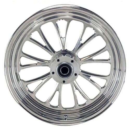 PartzBiz HD: 3455787-New Ultima Manhattan Polished Billet Aluminum 18” X 3.5” Rear Wheel Rim Harley