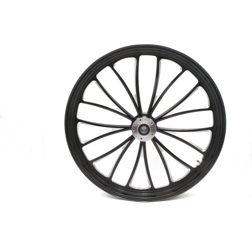 PartzBiz HD: 3460459-Black Manhattan 26 x 3.5 Billet ขอบล้อหน้า Harley Touring Dual Disc Bagger PartzBiz HD: 3460459-Black Manhattan 26 x 3.5 Billet ขอบล้อหน้า Harley Touring Dual Disc Bagger