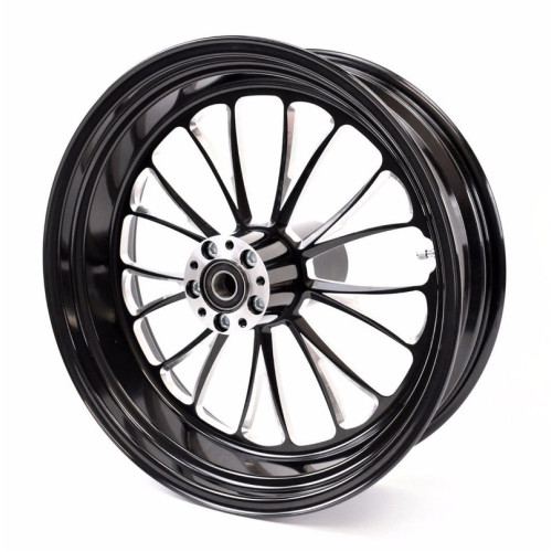 PartzBiz HD: 3460304-Ultima Manhattan Black Billet Aluminum 18 5.5 Rear Wheel Harley Chopper Bobber PartzBiz HD: 3460304-Ultima Manhattan Black Billet Aluminum 18 5.5 Rear Wheel Harley Chopper Bobber
