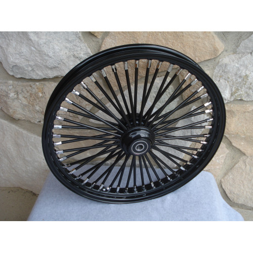 PartzBiz HD: 3442533-48 King Fat Spoke Black Out 21‚ X 2.15‚” ขอบล้อหน้า Harley Softail Dyna PartzBiz HD: 3442533-48 King Fat Spoke Black Out 21‚ X 2.15‚” ขอบล้อหน้า Harley Softail Dyna