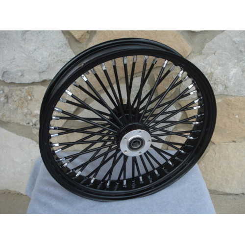 PartzBiz HD: 3441764-21x3.5 48 Fat King Spoke ล้อหน้าขอบสีดำ Dual Disc Harley Touring 00-07 PartzBiz HD: 3441764-21x3.5 48 Fat King Spoke ล้อหน้าขอบสีดำ Dual Disc Harley Touring 00-07