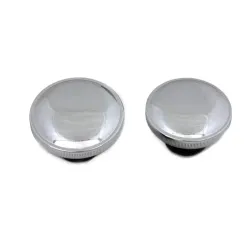 PartzBiz HD 38-0321 - Fat Bob แยกถังแก๊สฝาปิด Chrome Dual คู่ Vented Evo 84-95 Harley PartzBiz HD 38-0321 - Fat Bob แยกถังแก๊สฝาปิด Chrome Dual คู่ Vented Evo 84-95 Harley