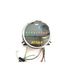 PartzBiz HD 39-0610 - อิเล็กทรอนิกส์ LED Digital Speedometer Speedo TACHOMETER Tach Combo DROP ใน Harley PartzBiz HD 39-0610 - อิเล็กทรอนิกส์ LED Digital Speedometer Speedo TACHOMETER Tach Combo DROP ใน Harley