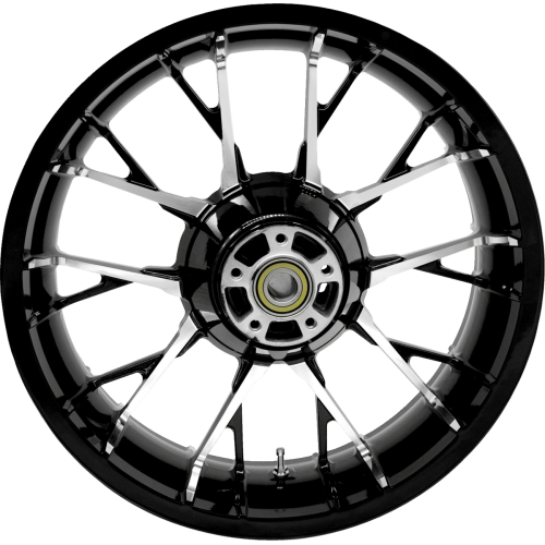 PartzBiz HD: 3481906-Coastal Moto Black Cut Marlin Precision 18 5.5 Rear Wheel Rim 09+ Harley Touring