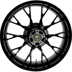 PartzBiz HD 3D-MAR185SB - Coastal Moto Black Marlin Precision 18 5.5 ขอบล้อหลัง 2009+ Harley Touring