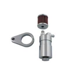 PartzBiz HD 40-0595 - Chrome Oil Collector สามารถเครื่องยนต์ถัง Breather Harley Chopper Pan Shovel Head Evo PartzBiz HD 40-0595 - Chrome Oil Collector สามารถเครื่องยนต์ถัง Breather Harley Chopper Pan Shovel Head Evo