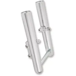 PartzBiz HD 40-503 - Arlen Ness Smooth Dual Disc Hot Legs Fork Chrome ล่าง Harley Touring 2014+